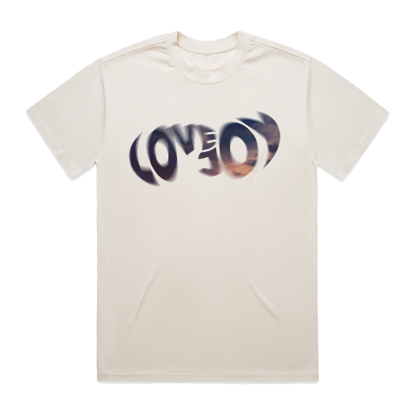 Lovejoy Blurred Logo T-Shirt (Cream)