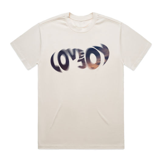 Lovejoy Blurred Logo T-Shirt (Cream)